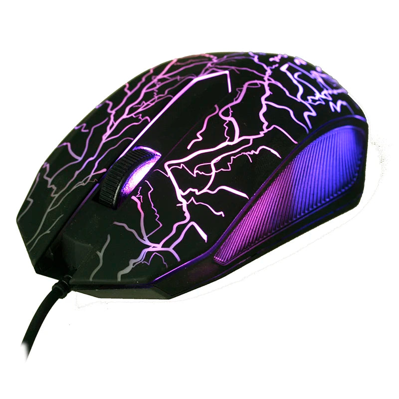 Ratones de ordenador de 3200DPI, ratón profesional LED colorido para videojuegos, ultrapreciso para Gamer Dota2 LOL, ratón ergonómico con cable USB
