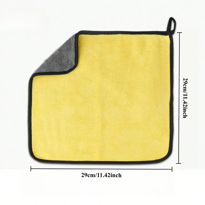 Toalla de microfibra para lavado de coches, 3/5/10 Uds., 30x30CM, paño de secado y limpieza para coche, paño para el cuidado, toalla para lavado de coches, toalla de cocina
