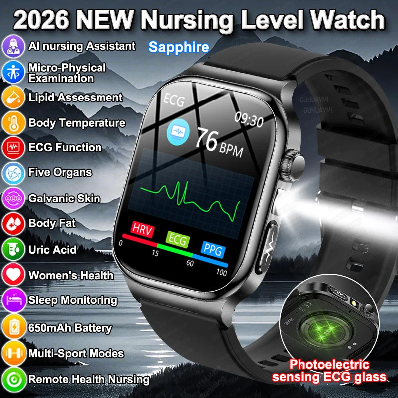 Reloj Inteligente Salud Grasa Corporal ECG