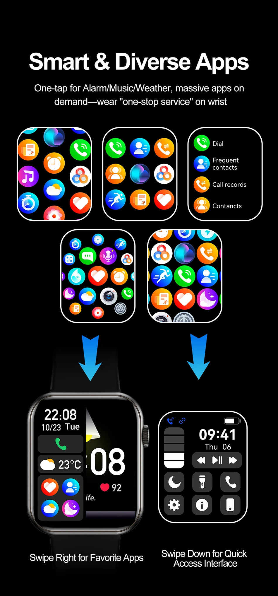 Reloj Inteligente con IA de Voz, IP68 y Llamadas Bluetooth