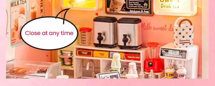 Kit de Construcción DIY Miniatura con Luces LED