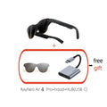 Gafas AR inteligentes RayNeo Air 4 Pro, brillo de 1200 Nits, visualización HD de 135 pulgadas, 4 parlantes, audio inmersivo, HDR10