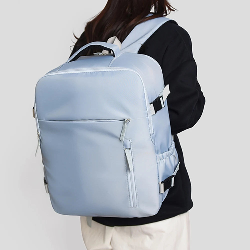 Mochila de Viaje de 39X30X19Cm, Gran Capacidad, Multicapa, para Computadora, para Viajes Cortos (Producto Seleccionado)