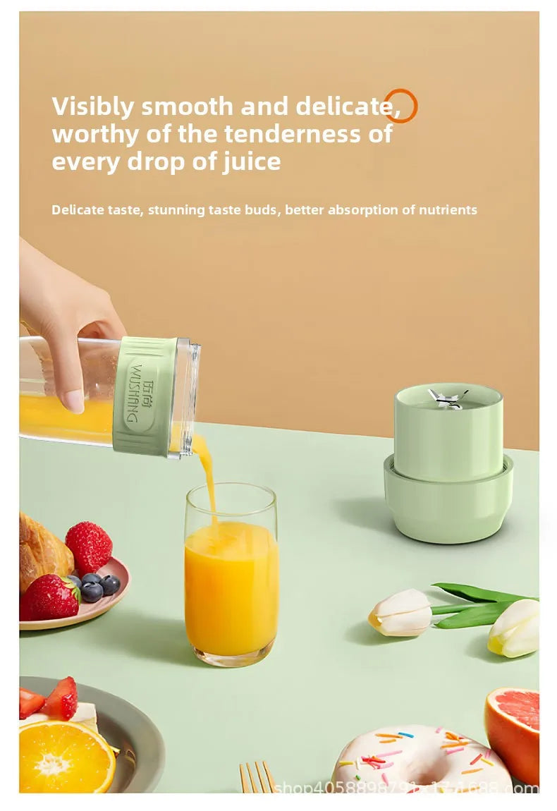 Mini Licuadora Portátil USB Recargable para Smoothies y Viajes