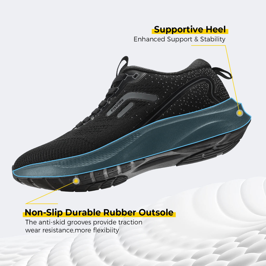 FitVille Zapatillas Deportivas Anchas para Hombre | Transpirables