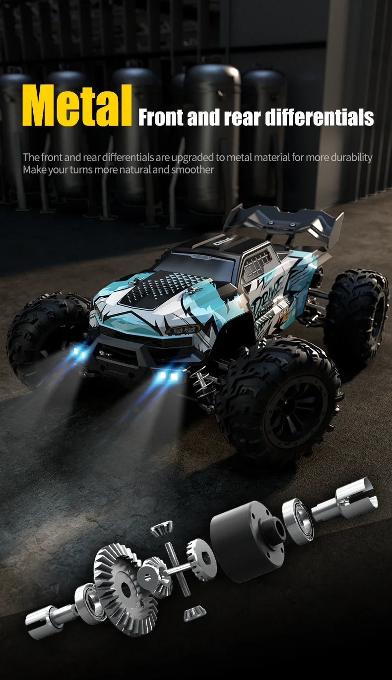 Coche RC MJX VS SCY 16101 16102 PRO 4WD 70Km/h 1/16 de Alta Velocidad, Monster Truck Todoterreno con Control Remoto, Vehículo Eléctrico