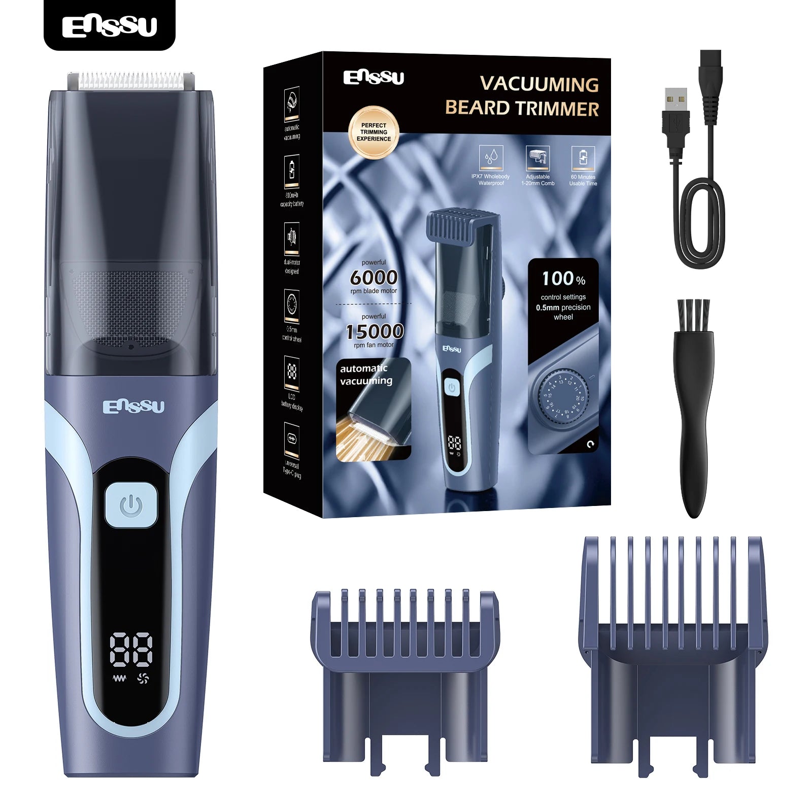 Cortadora de Pelo Profesional Recargable USB