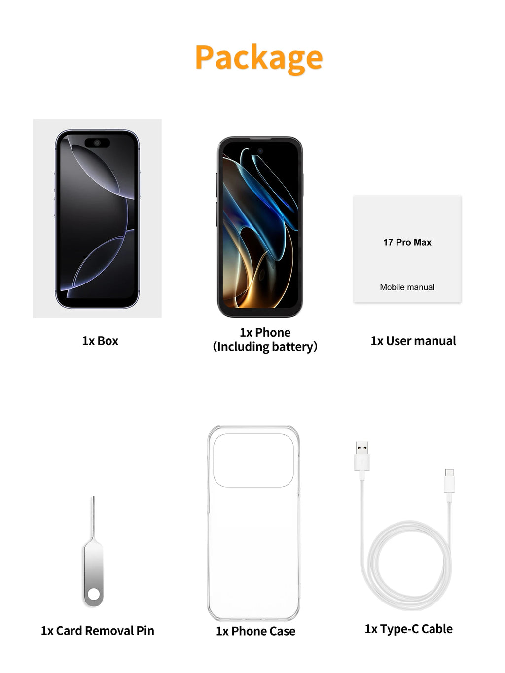 Mini Smartphone SERVO 17 PRO MAX con Pantalla Completa de 3.75'', 3G WCDMA, Doble SIM, GPS, Desbloqueo Facial, Android, Teléfono Móvil Inteligente Pequeño