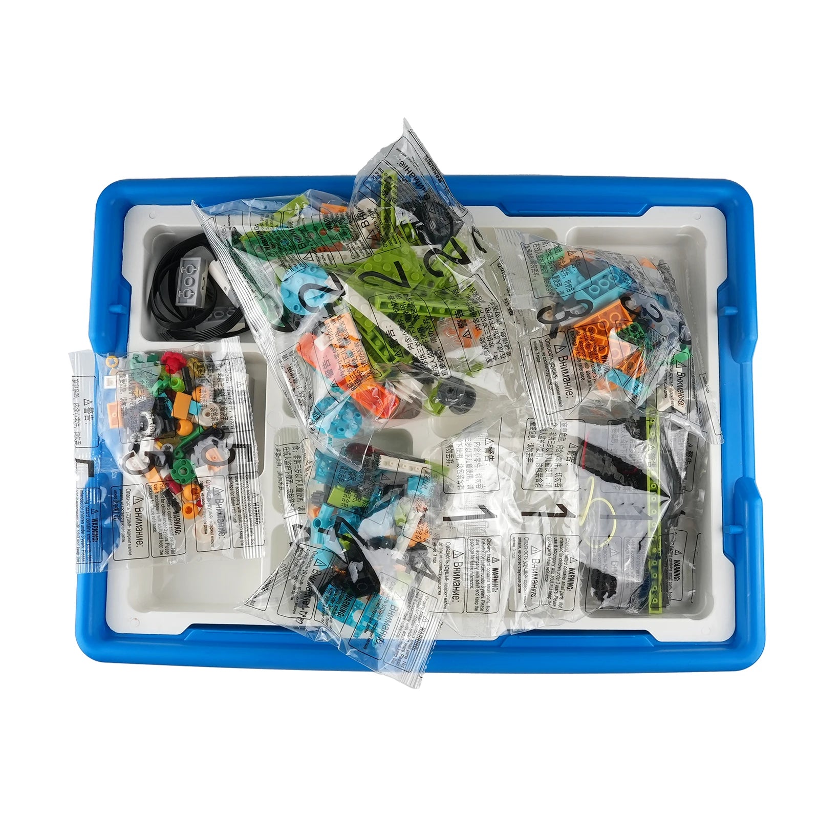 Juego de bloques de construcción robóticos de 280 Uds., juguete educativo de construcción STEM con caja organizadora y ladrillos manuales, regalo para niños