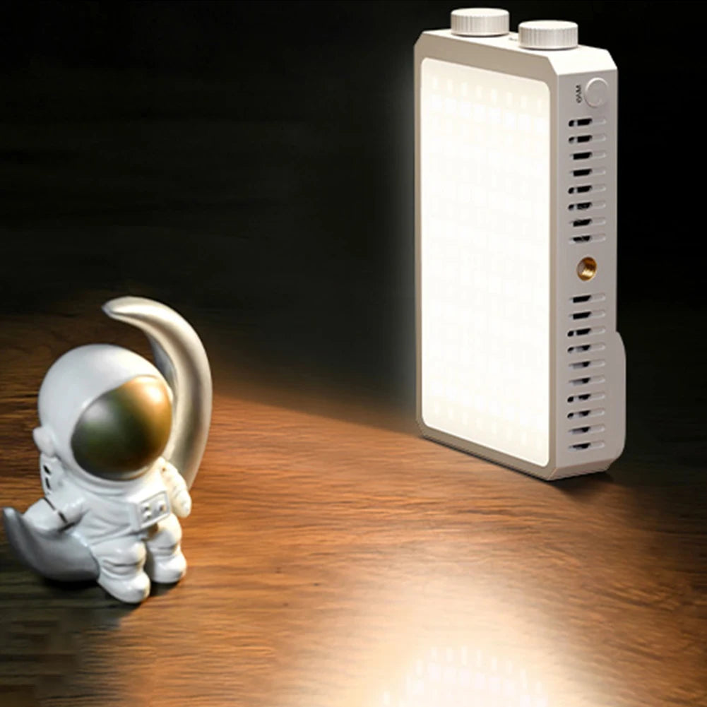 Luz LED para cámara de 40W CRI/TLCI 96+ 2700-6200K bicolor 4400mAh lámpara de vídeo para estudio fotográfico mango portátil luz de fotografía para cámara