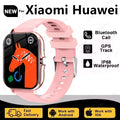 Nuevo SmartWatch hombres mujeres 2,02 Amoled BT llamada GPS Tracker NFC deporte impermeable ritmo cardíaco reloj inteligente rastreador de Fitness