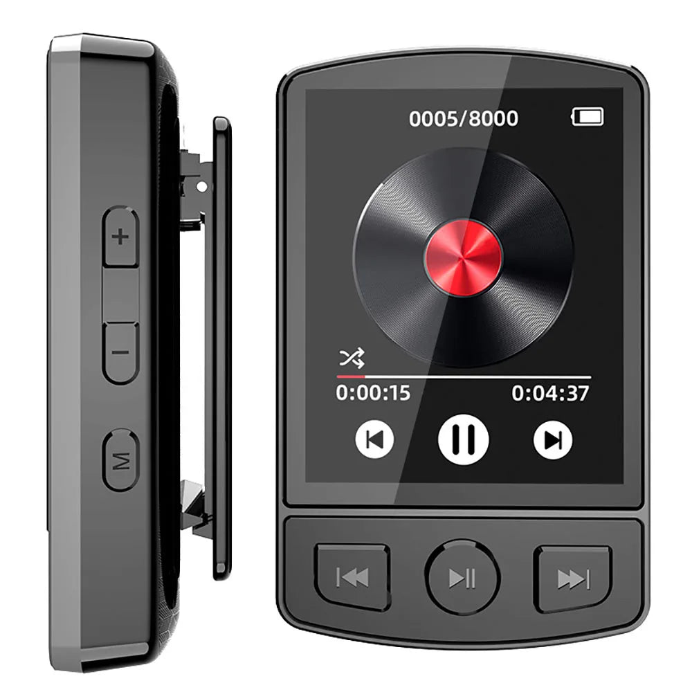 Walkman Deportivo MP3 Bluetooth 5.0 con Radio FM y Pantalla 1.8"