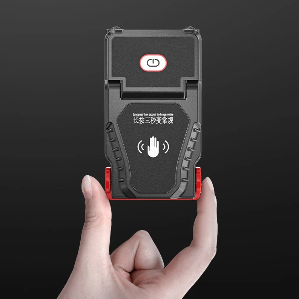 Faro LED Recargable USB con Sensor de Movimiento para Camping