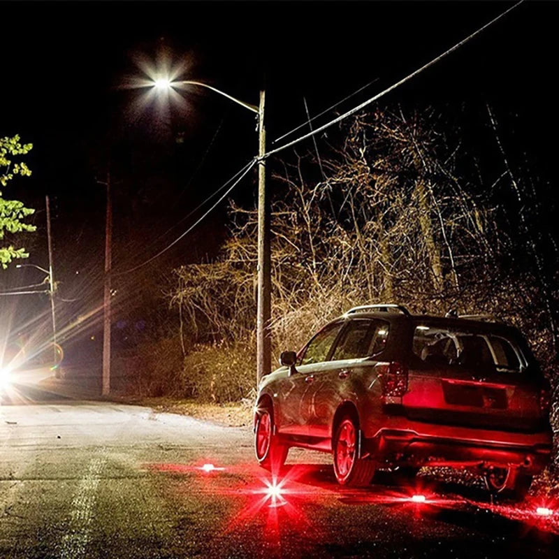 Luz LED de advertencia con batería integrada, lámpara intermitente de seguridad para salpicadero, luz estroboscópica portátil, 9 modos, 1/2/3/4/6/8/10/12 piezas