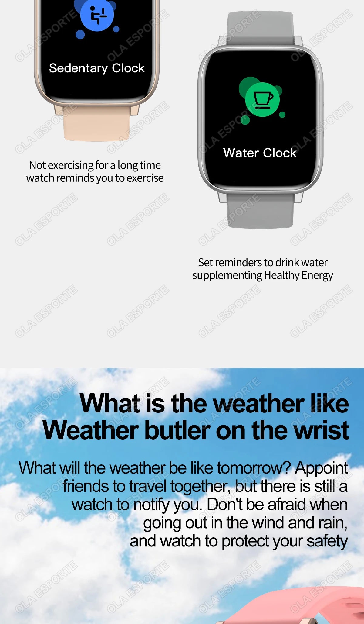 2025 reloj inteligente hombres mujeres GPS HD pantalla táctil Monitor de presión arterial relojes deportivos Bluetooth llamada Fitness reloj inteligente Digital
