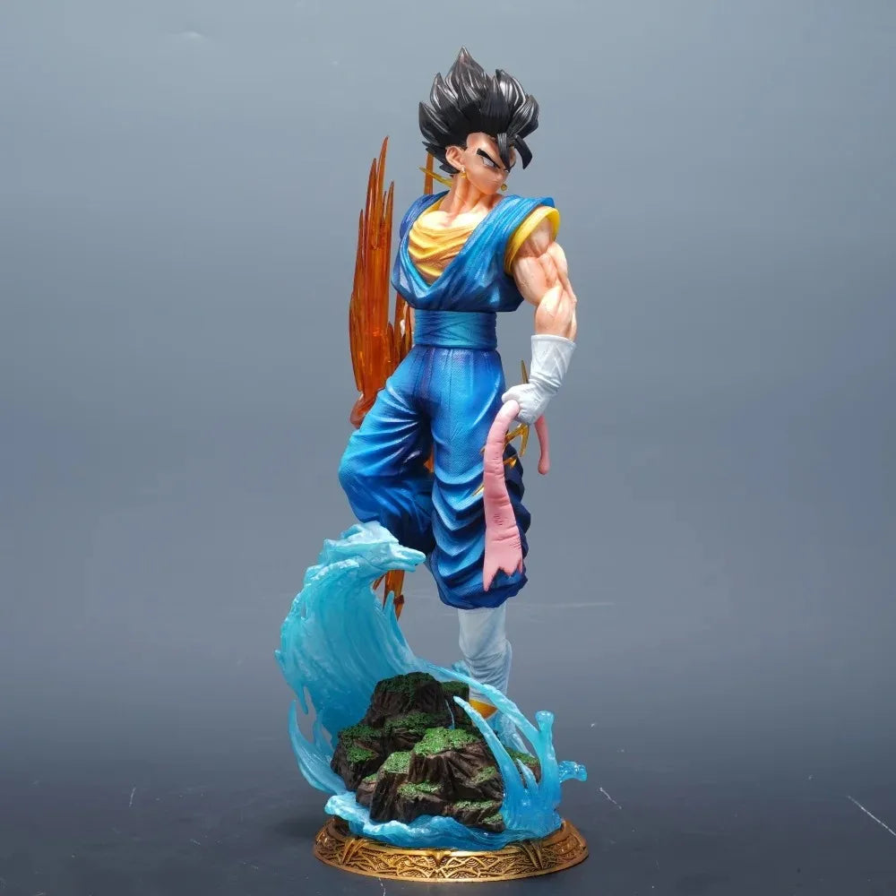 Figura de Anime Dragon Ball de 38 cm/14,96 pulgadas, Figura de Acción de Vegetto, Estatua de PVC, Adorno de Escritorio, Modelo Coleccionable, Juguetes, Regalos