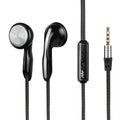 Electrónica portátil estéreo bajo cancelación de ruido 3,5mm para teléfono inteligente auriculares planos auriculares deportivos auriculares con cable