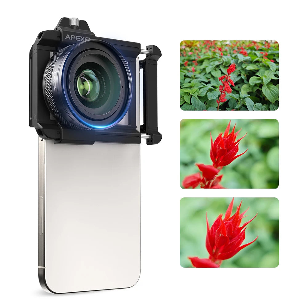 Lente Macro con Zoom HD 10-20X para iPhone y Android