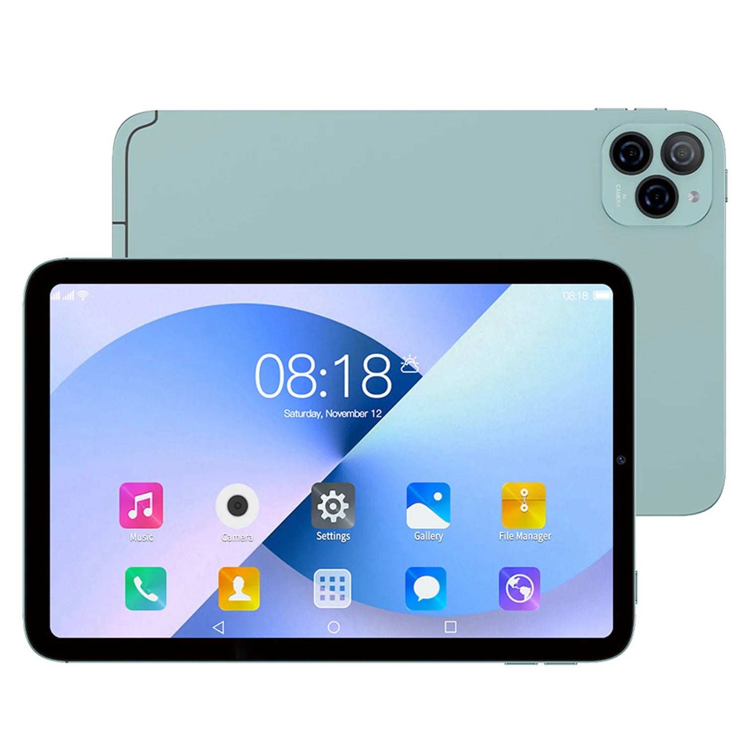 Tablet Android de 10.1 Pulgadas, 12GB+128GB, Octa-Core, 7000mAh, Android 14, Google Play, Llamadas Telefónicas 4G LTE, WiFi 5G, Versión Global