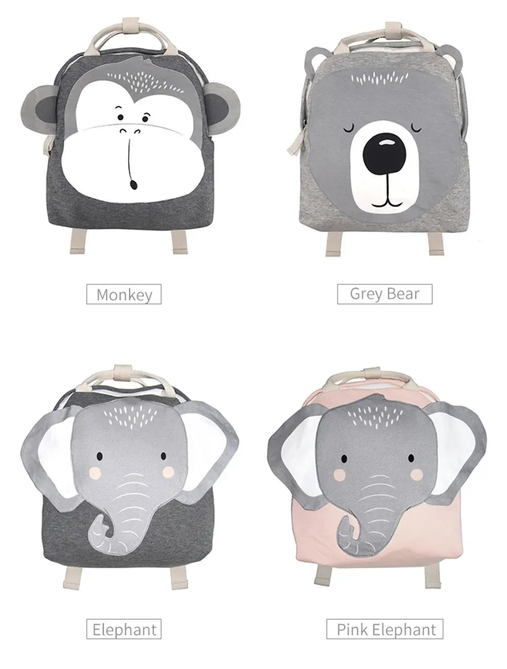 Mochila para niños, mochila escolar para niños pequeños, bonita mochila escolar para niños, bolso ligero para niño y niña, bolso de conejo, mariposa y León