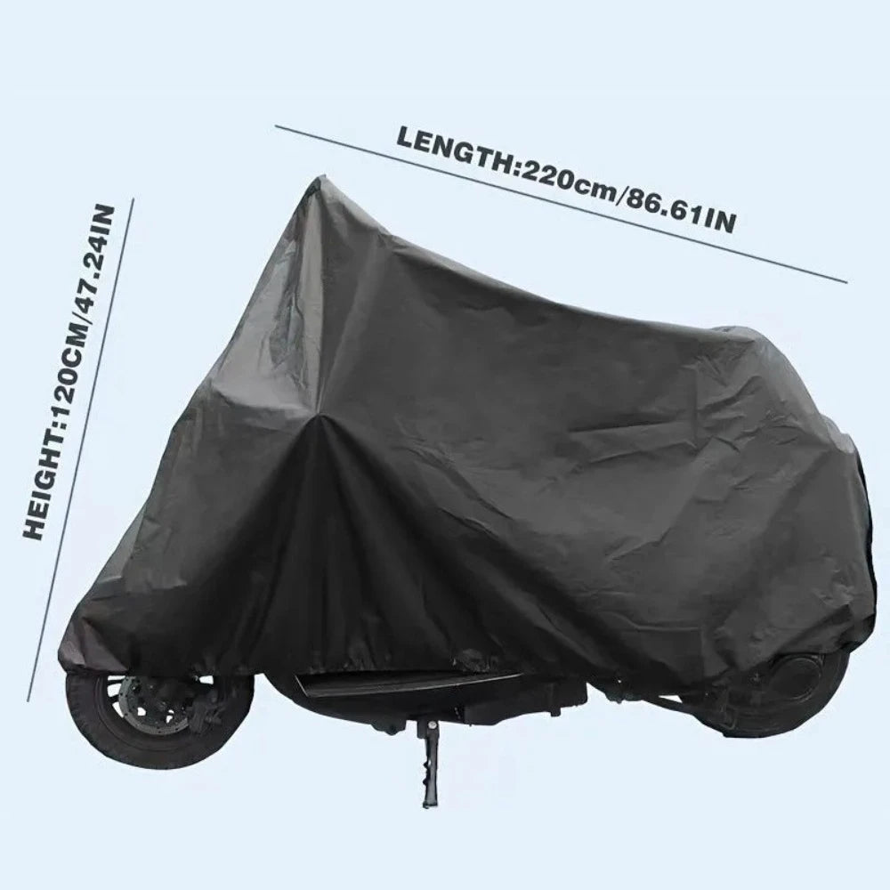 Funda Universal para motocicleta, a prueba de sol, a prueba de polvo, impermeable, para bicicleta, Scooter, protección UV, rayas reflectantes