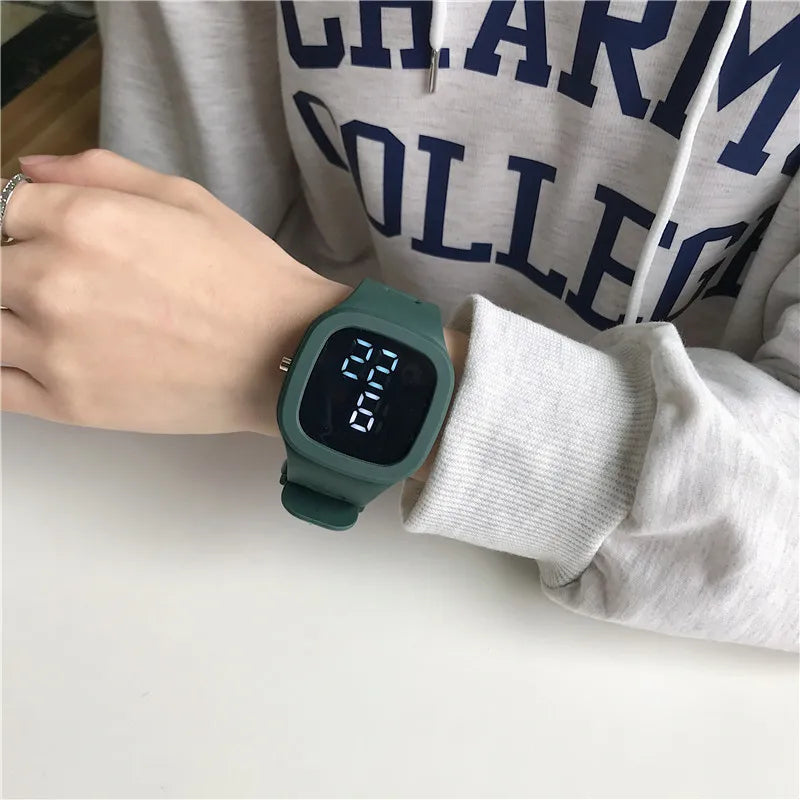 Reloj Deportivo Digital LED de Silicona Niños