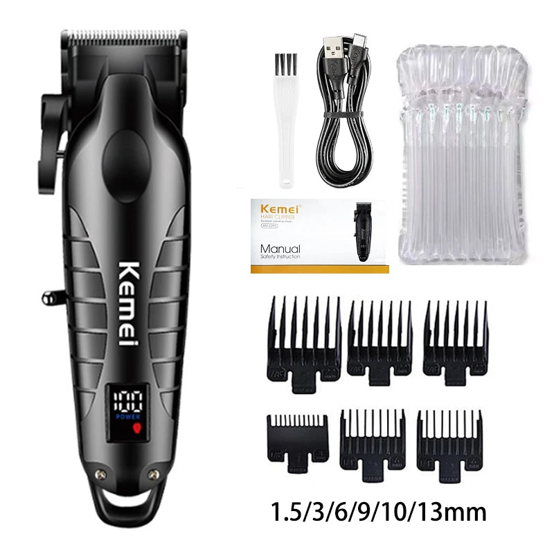 Kit de Cortapelos Profesional, Afeitadora Eléctrica, Modelos KM-2290, KM-2293, KM-1102