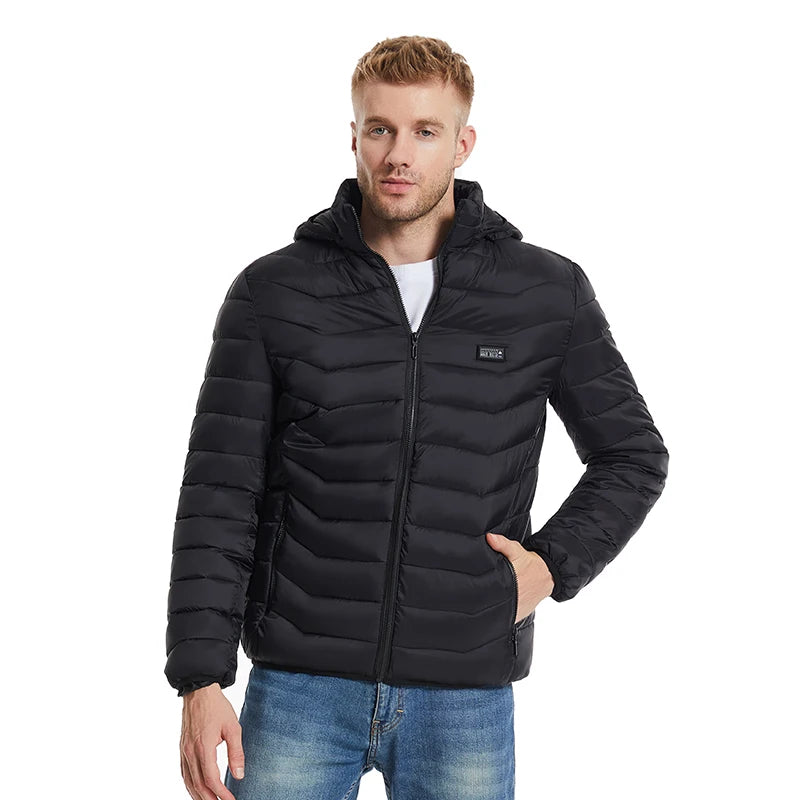Chaqueta Calefaccionada 29 Zonas USB, 3 Niveles de Calor, Outdoor