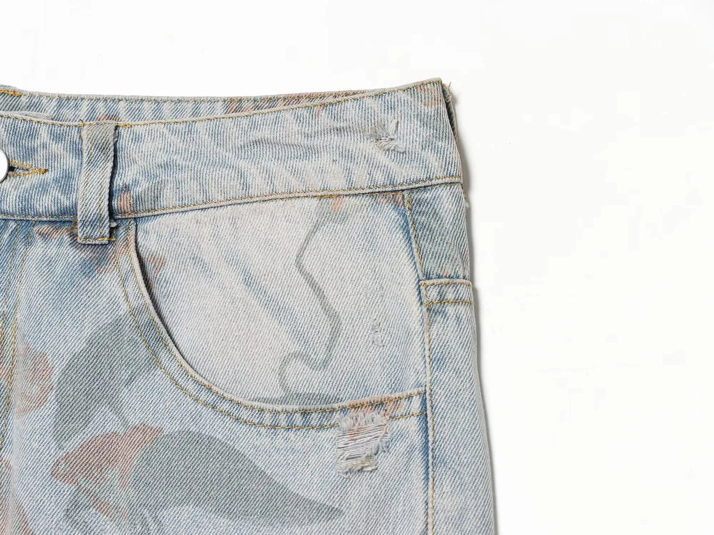 Pantalones Vaqueros Holgados de Cintura Baja