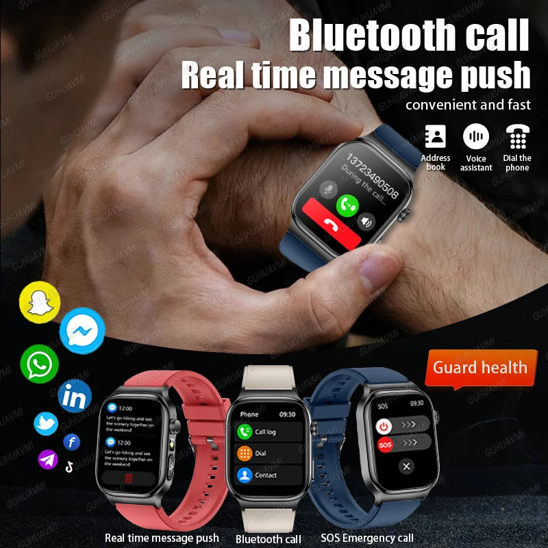 Reloj Inteligente Salud ECG+PPG Bluetooth