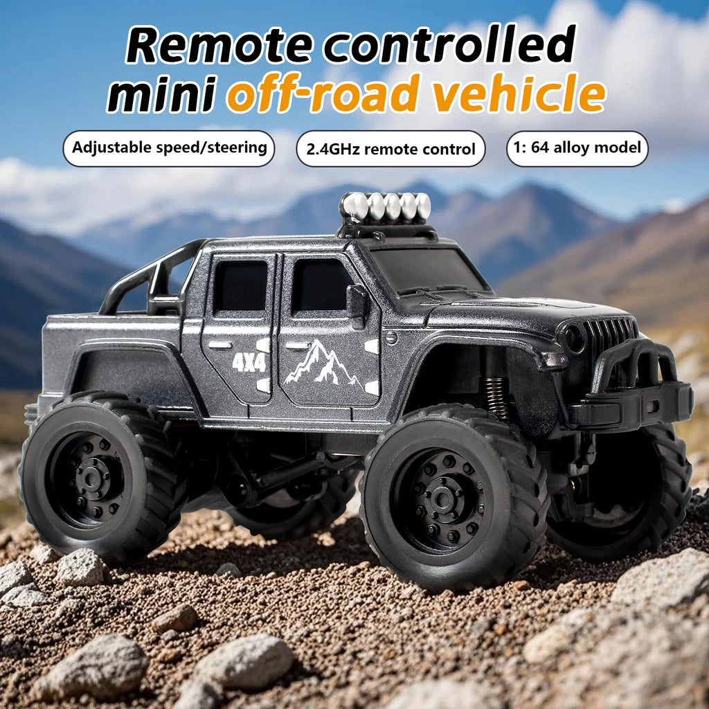 Mini Auto RC 1/64 Crawler Todoterreno con Control App