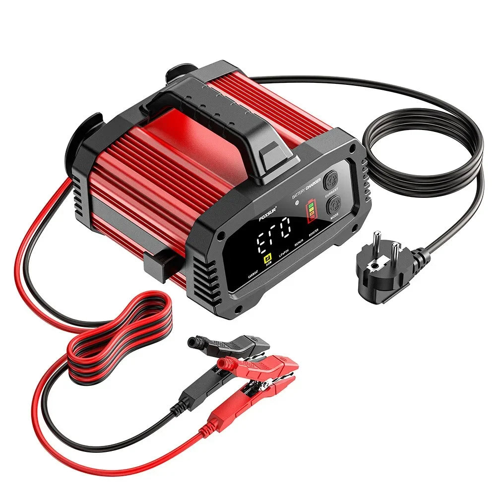 Cargador de Batería Inteligente 25A/15A | 12V-24V | GEL AGM LiFePo4