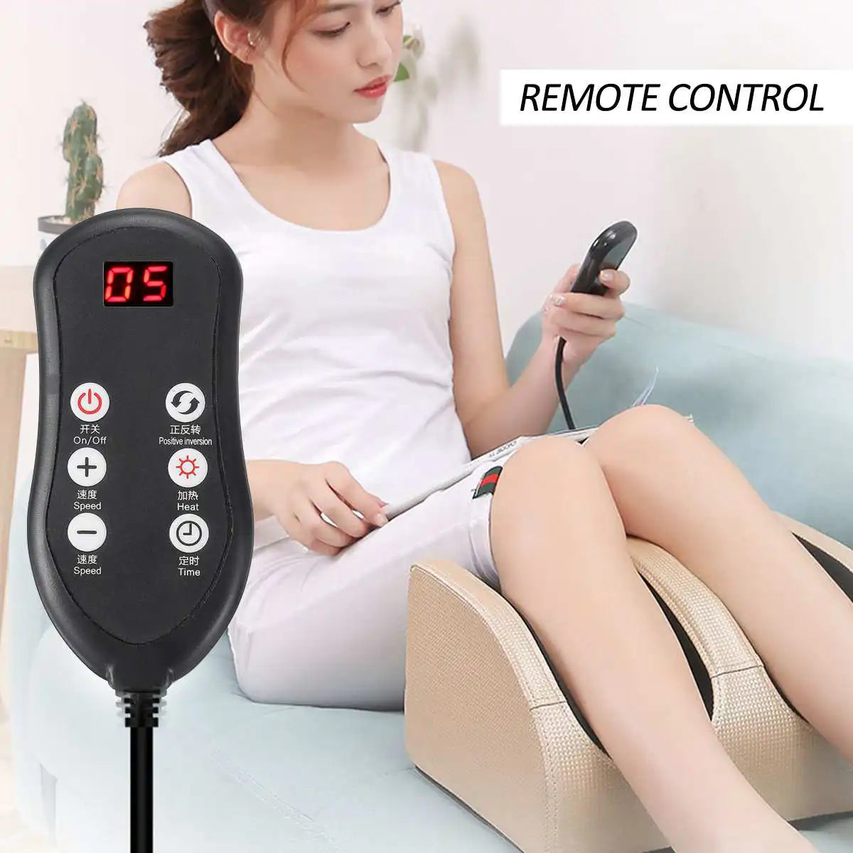 Máquina masajeadora de pies con calefacción eléctrica, amasadora de pies, compresa caliente, vibración, masaje de piernas y pies, regalo de Navidad para el hogar, Día de San Valentín