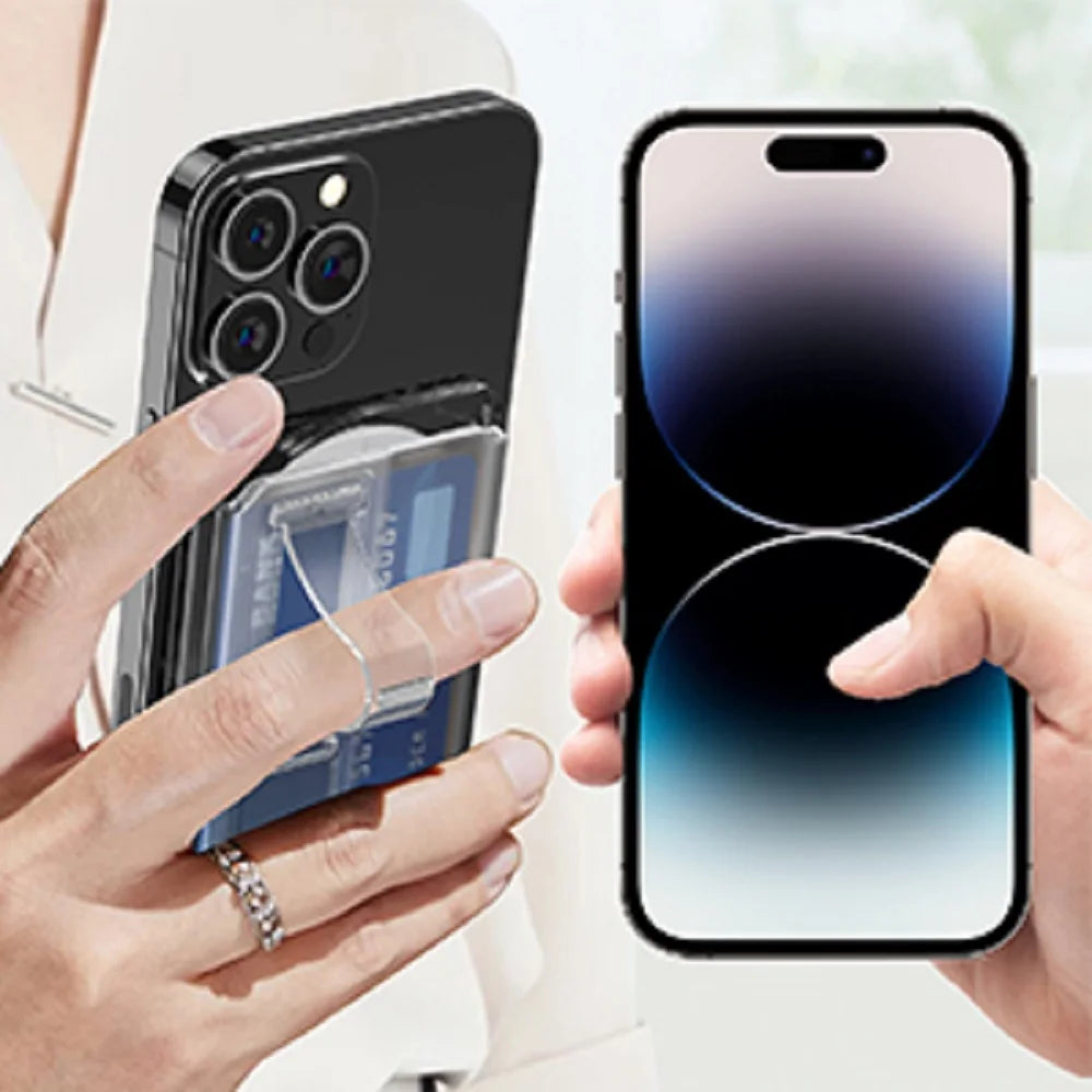 Funda Magnética 2 en 1 con Tarjetero para iPhone 16 15 14 Pro Max 13