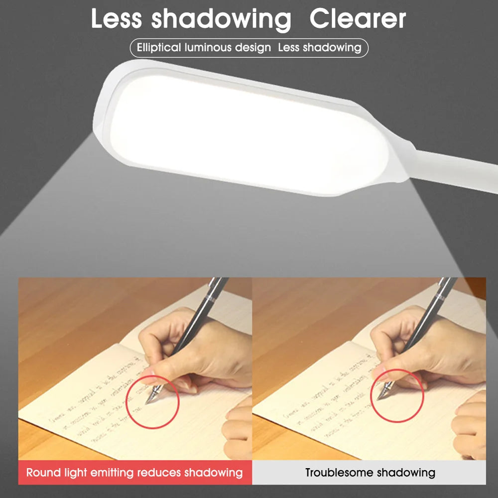 Luz de Lectura LED Clip Recargable USB 3 Niveles