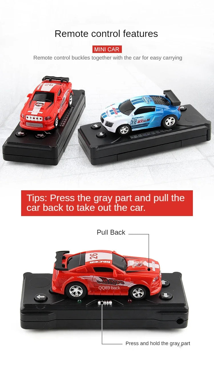 ¡Epico Mini RC Racer! Vehículo 4WD de tamaño Coke para aventuras de alta velocidad, el regalo divertido y definitivo para niños