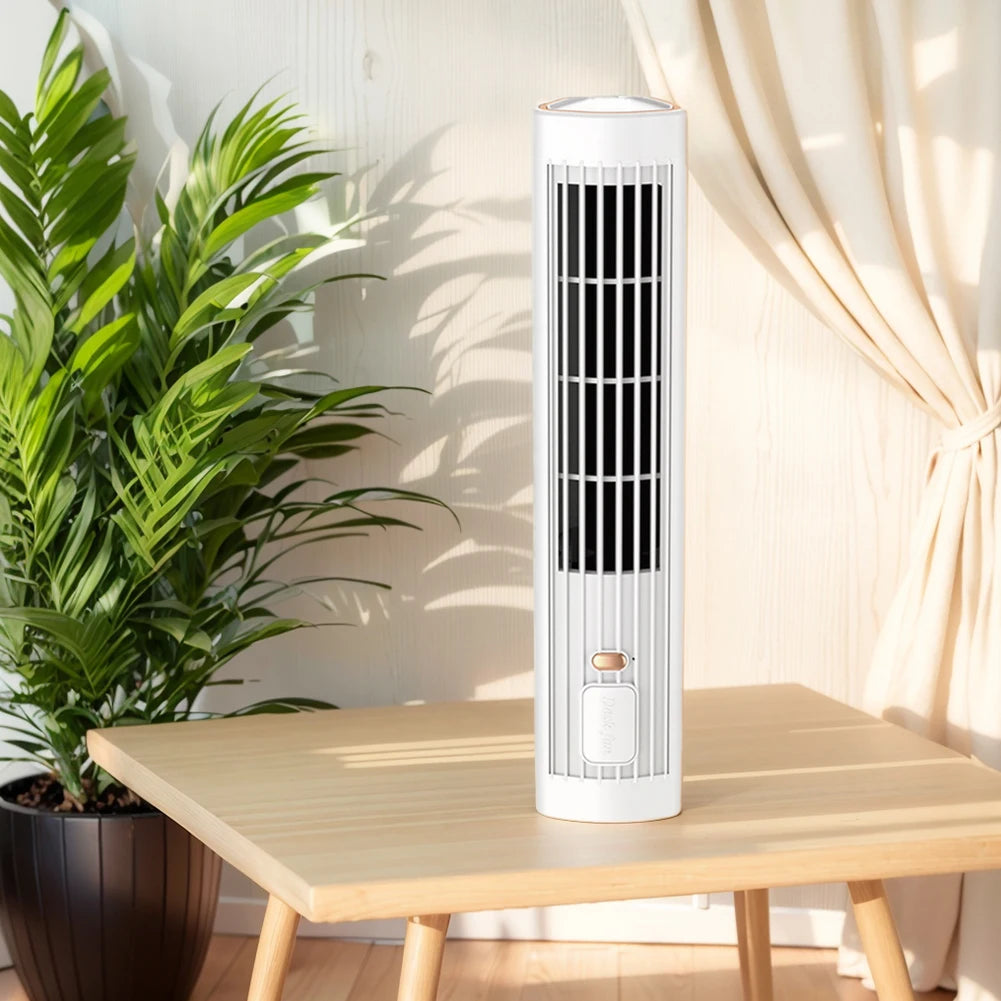 Ventilador de Torre Sin Aspas Recargable USB con Batería