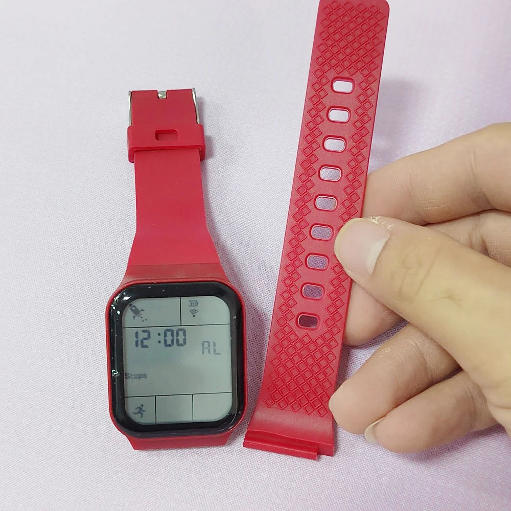 Reloj Digital de moda para hombres, mujeres y niños, relojes deportivos a prueba de suéter, reloj multifunción, reloj de pulsera electrónico para estudiantes