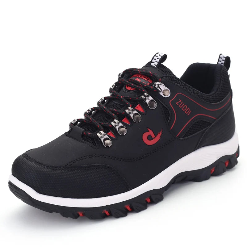 Zapatos informales de cuero para hombre, zapatillas deportivas para correr, Tenis ligeros para caminar, Otoño e Invierno