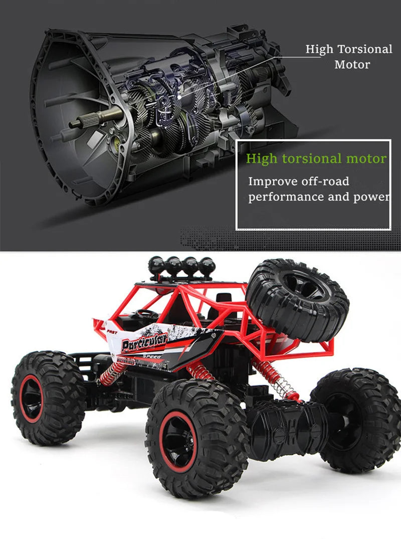 Auto RC 4WD Buggy Todoterreno 1:12 / 1:16 Control Remoto 2.4GHz