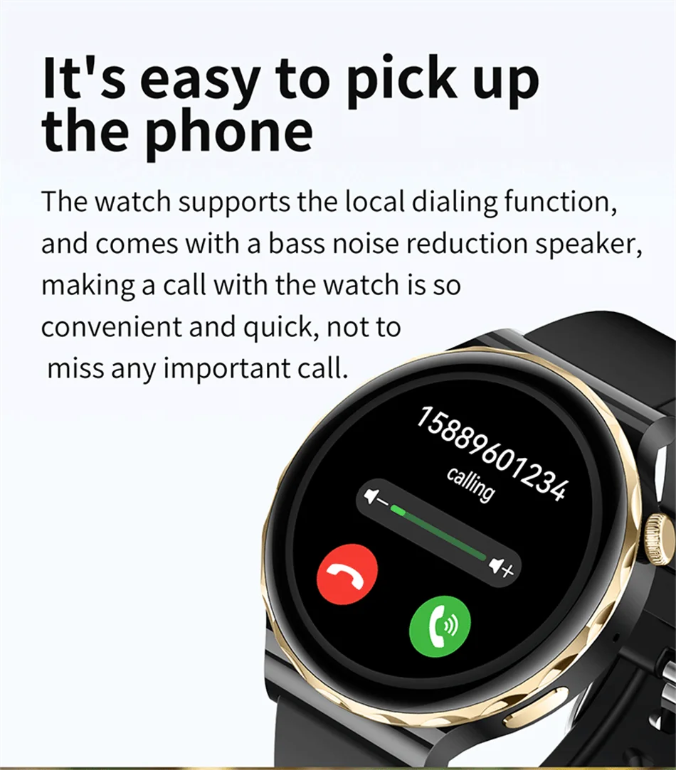 Smartwatch AMOLED ECG+PPG Mujer Impermeable