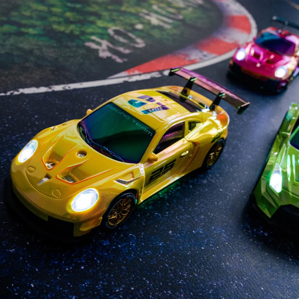 Mini Coche RC de Drift, 2.4G 4WD, Alta Velocidad con Luces LED