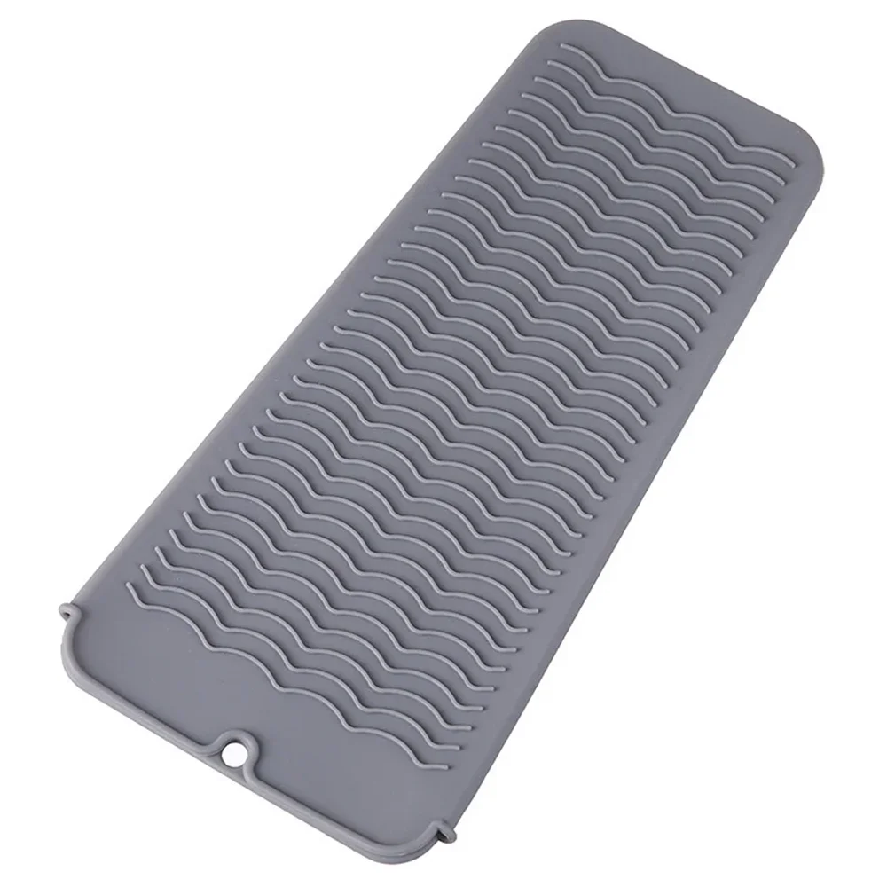 Nueva estera de silicona de talla grande resistente al calor, herramientas calientes portátiles de viaje, cubierta de almohadilla para rizador, plancha de pelo plana