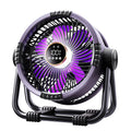 Ventilador Portátil para Camping con Luz y Control Remoto