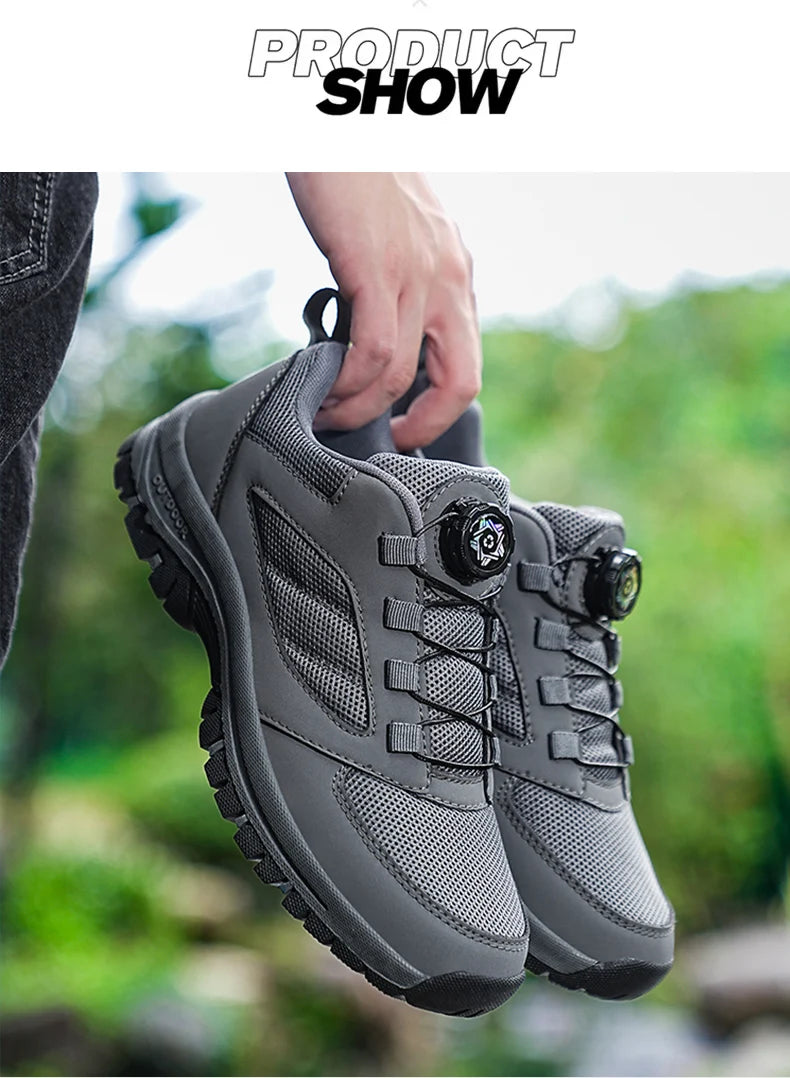 Zapatillas Deportivas Hombre con Hebilla Giratoria - Senderismo 39-48