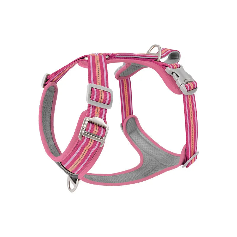 Arnés Antitirones para Perro con Chaleco Reflectante Ajustable