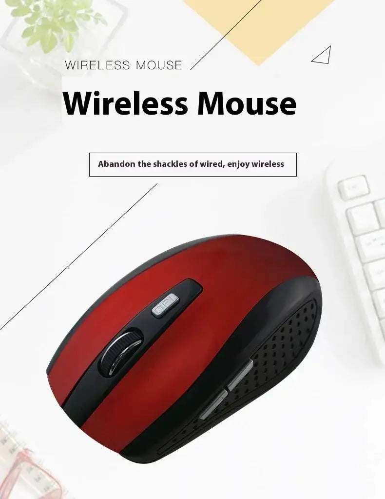 Ratón inalámbrico de 2,4G, ratón óptico para juegos de 2,4 Ghz, Mini ratón silencioso delgado de 800/1200/1600 DPI para portátiles Macbook PC
