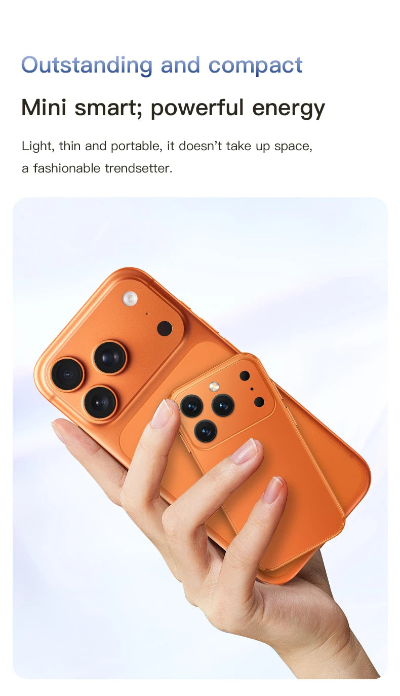 SOYES i17 Mini Smartphone pantalla de 3,0 "2GB RAM 16GB ROM Dual SIM en espera Cámara Dual Android 9,0 múltiples aplicaciones compatible con teléfono pequeño
