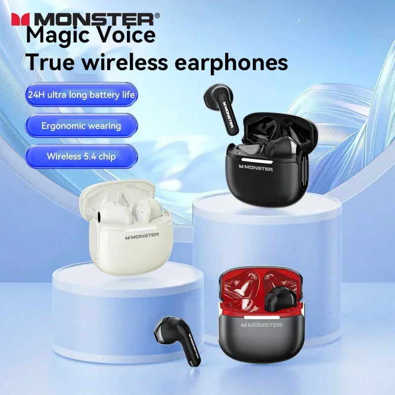 MONSTER GT15 Auriculares Bluetooth 5.4 Estéreo