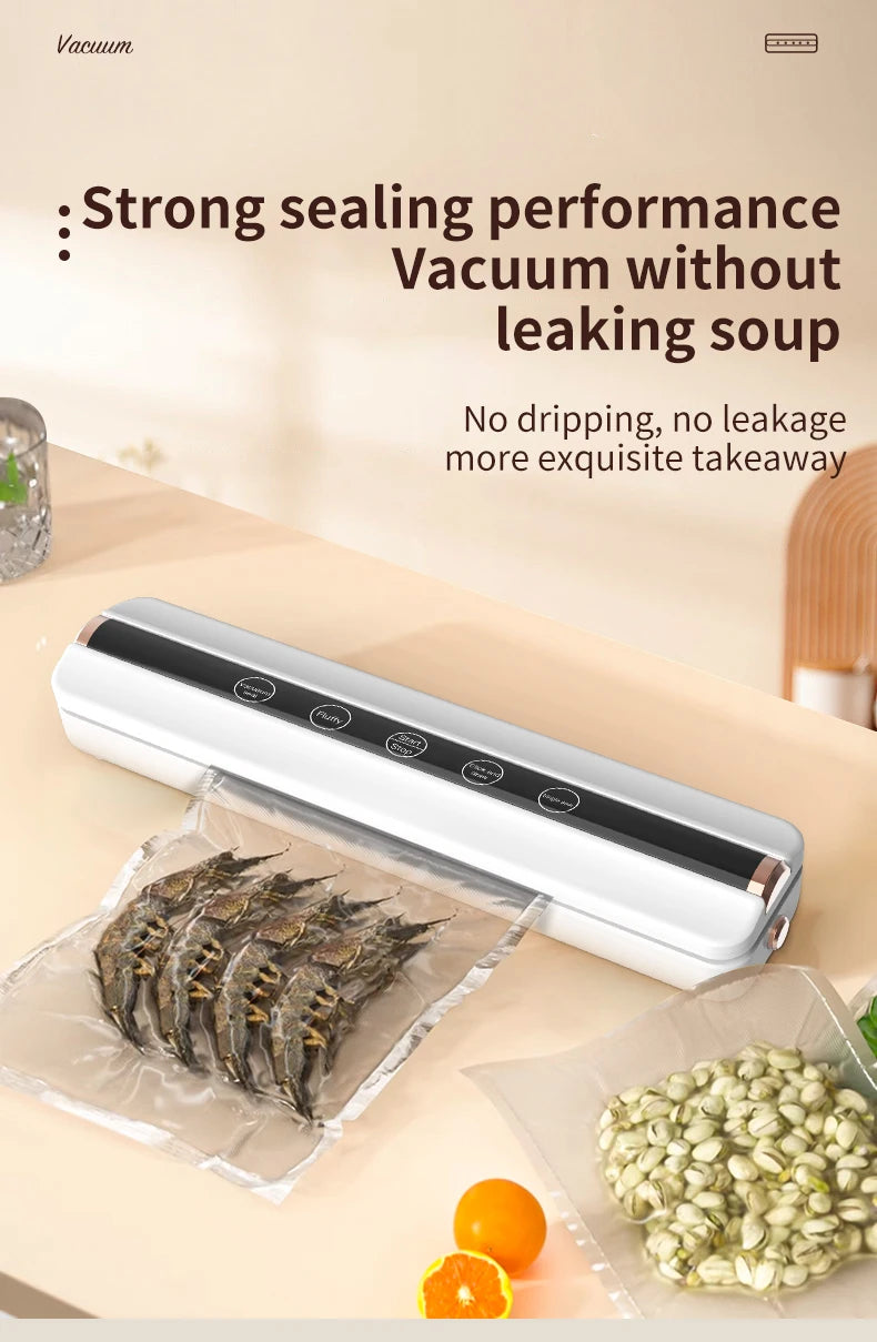 Selladora al Vacío Inalámbrica USB para Alimentos